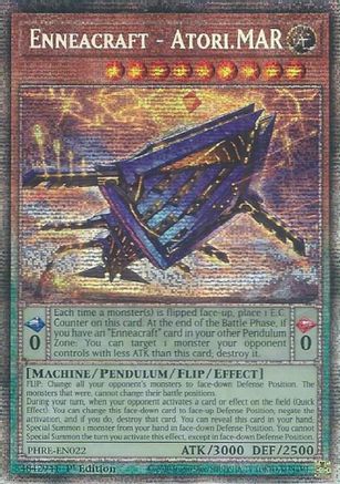 STARLIGHT RARE Enneacraft - Atori.MAR (Starlight Rare) (PHRE-EN022) - Phantom Revenge 1st Edition