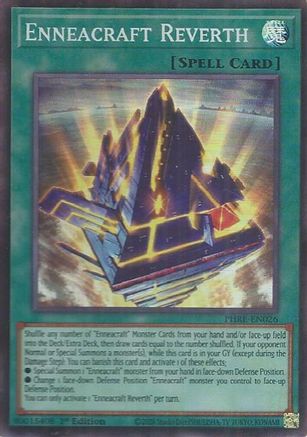 SUPER RARE Enneacraft Reverth (Super Rare) (PHRE-EN026) - Phantom Revenge 1st Edition