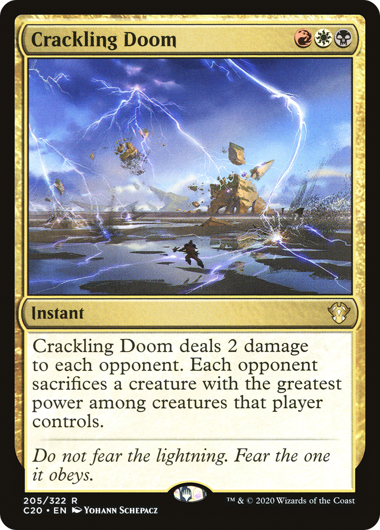 Crackling Doom (C20-205) - Commander 2020 - Magic The Gathering
