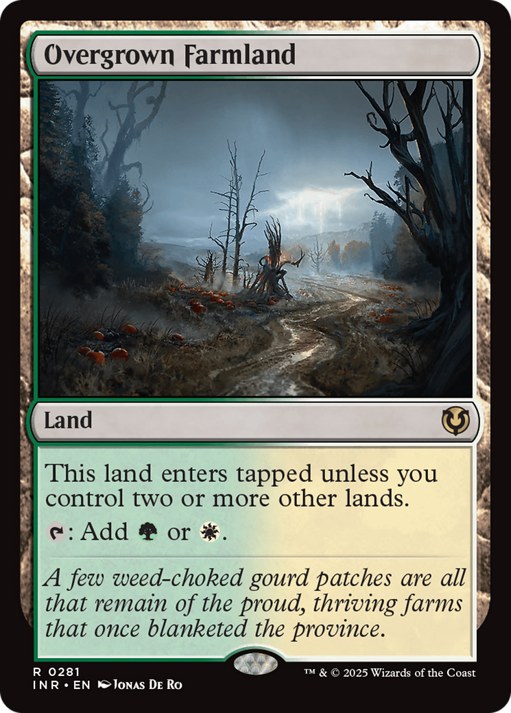 Overgrown Farmland (INR-281) - Innistrad Remastered - Magic The Gathering