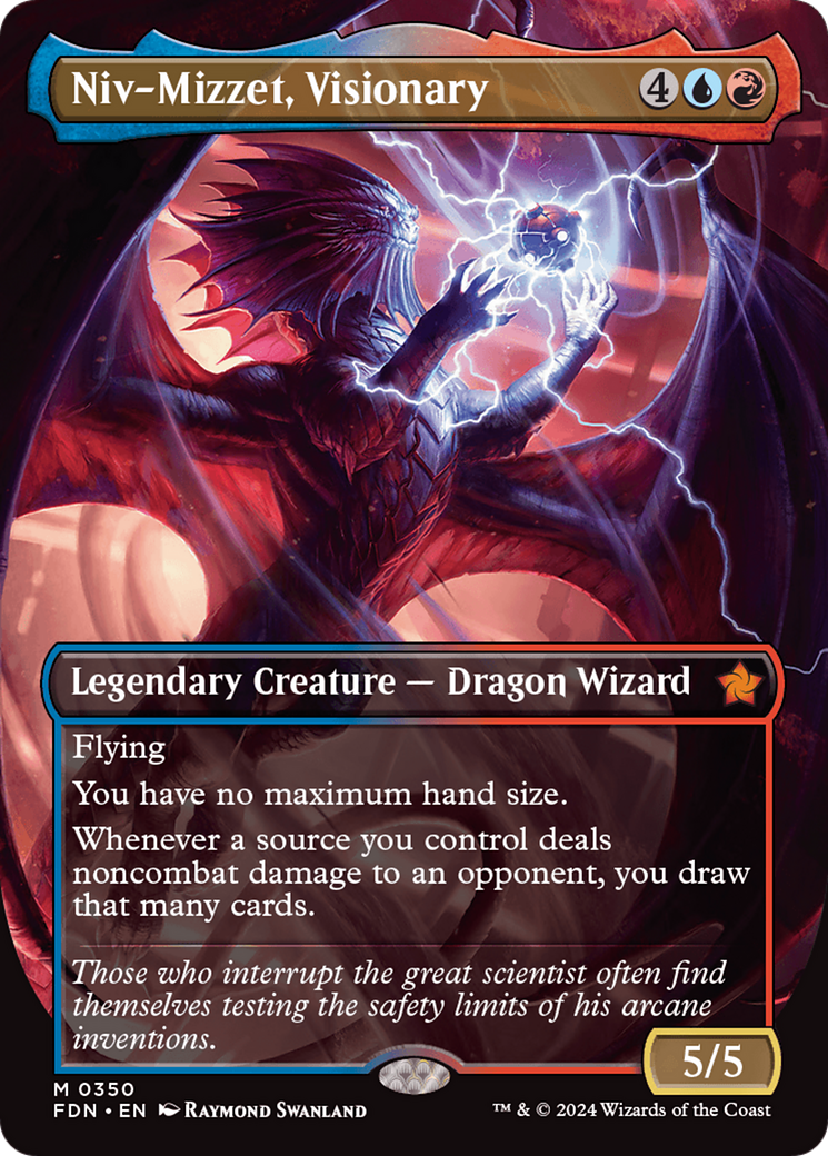 Niv-Mizzet, Visionary (FDN-350) - Foundations - Magic The Gathering