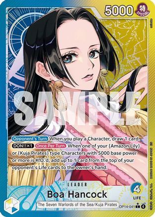 Boa Hancock - OP14-041 (Alternate Art) (OP14-041) - The Azure Sea's Seven