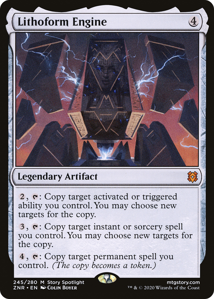 FOIL Lithoform Engine (ZNR-245) - Zendikar Rising - Magic The Gathering