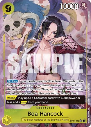 Boa Hancock - OP14-112 (Alternate Art) (OP14-112) - The Azure Sea's Seven