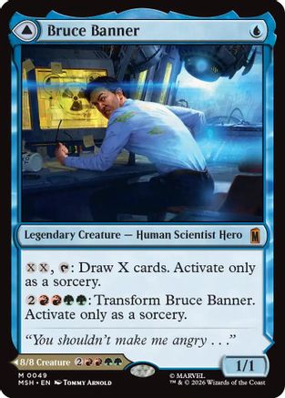Bruce Banner (MSH-049) - Marvel Super Heroes - Magic The Gathering