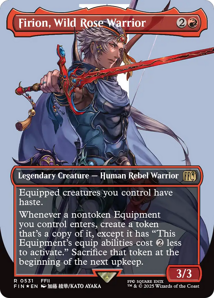 FOIL Firion, Wild Rose Warrior (FIN-531) - FINAL FANTASY - Magic The Gathering