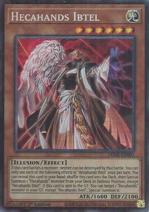 COLLECTOR'S RARE Hecahands Ibtel (CR) (PHRE-EN001) - Phantom Revenge 1st Edition