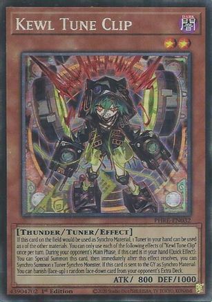COLLECTOR'S RARE Kewl Tune Clip (CR) (PHRE-EN032) - Phantom Revenge 1st Edition