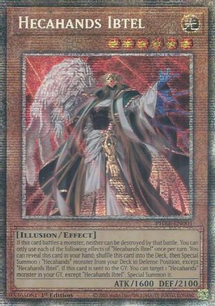 STARLIGHT RARE Hecahands Ibtel (Starlight Rare) (PHRE-EN001) - Phantom Revenge 1st Edition