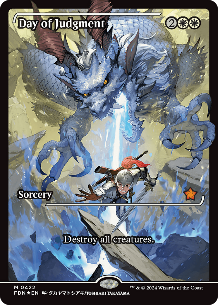 FOIL Day of Judgment (FDN-422) - Foundations - Magic The Gathering