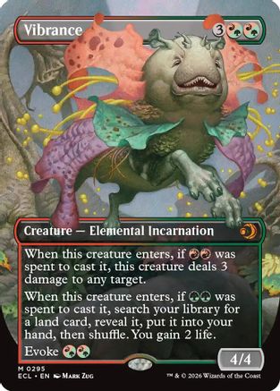 Vibrance (Borderless) (ECL-295) - Lorwyn Eclipsed - Magic The Gathering