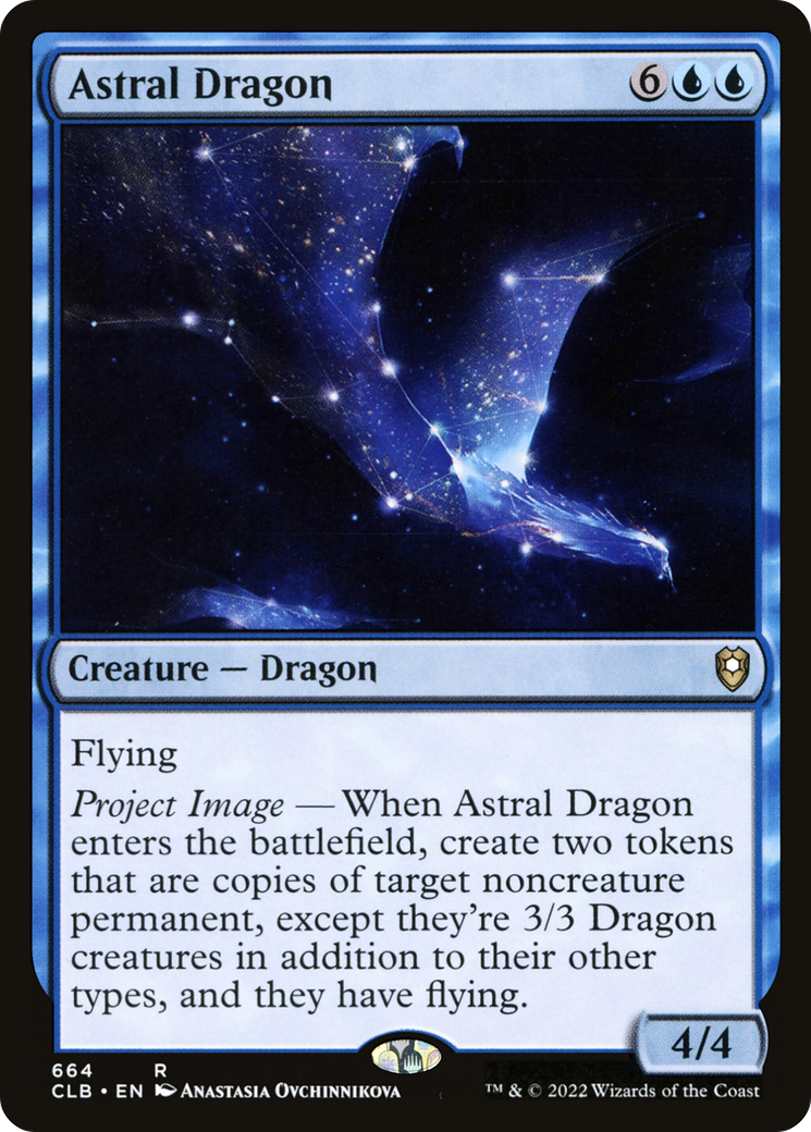Astral Dragon (CLB-664) - Commander Legends: Battle for Baldur's Gate - Magic The Gathering