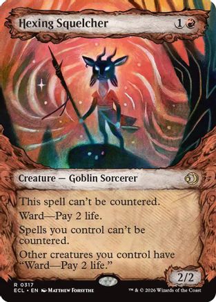 Hexing Squelcher (Showcase) (ECL-317) - Lorwyn Eclipsed - Magic The Gathering