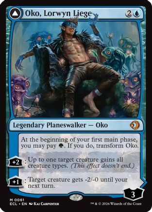 FOIL Oko, Lorwyn Liege (ECL-061) - Lorwyn Eclipsed - Magic The Gathering