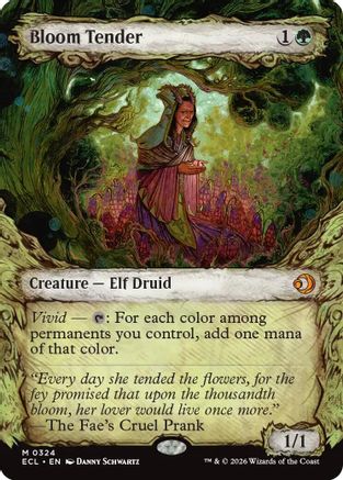 Bloom Tender (0324) (Showcase) (ECL-324) - Lorwyn Eclipsed - Magic The Gathering