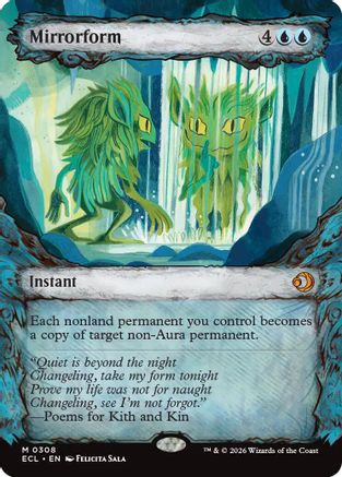 Mirrorform (Showcase) (ECL-308) - Lorwyn Eclipsed - Magic The Gathering