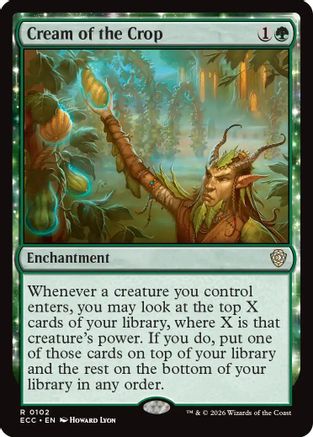 Cream of the Crop (ECC-102) - Commander: Lorwyn Eclipsed - Magic The Gathering