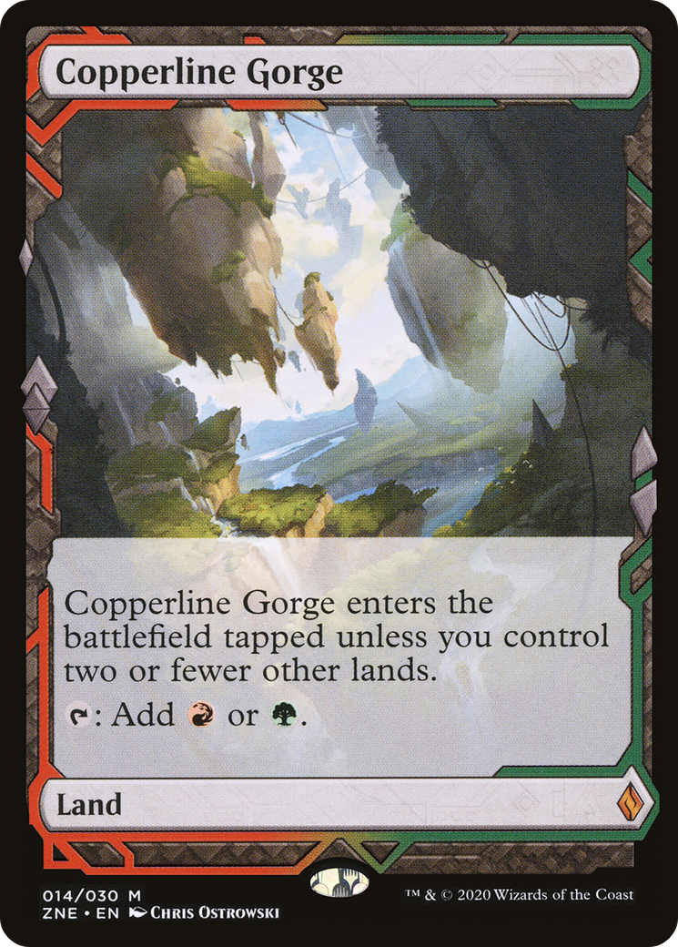 Copperline Gorge (ZNE-014) - Zendikar Rising Expeditions - Magic The Gathering