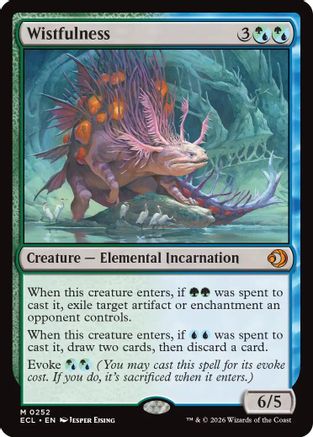 Wistfulness (ECL-252) - Lorwyn Eclipsed - Magic The Gathering