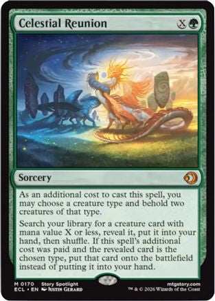 FOIL Celestial Reunion (ECL-170) - Lorwyn Eclipsed - Magic The Gathering