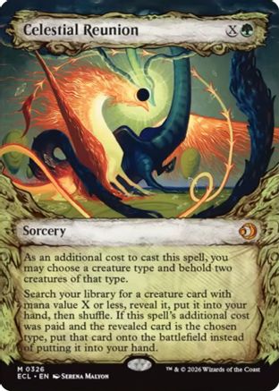 Celestial Reunion (Showcase) (ECL-326) - Lorwyn Eclipsed - Magic The Gathering