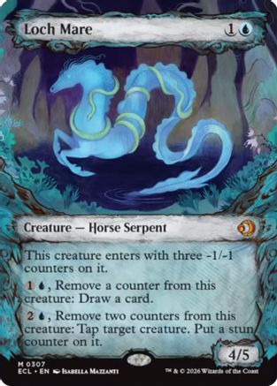 FOIL Loch Mare (Showcase) (ECL-307) - Lorwyn Eclipsed - Magic The Gathering