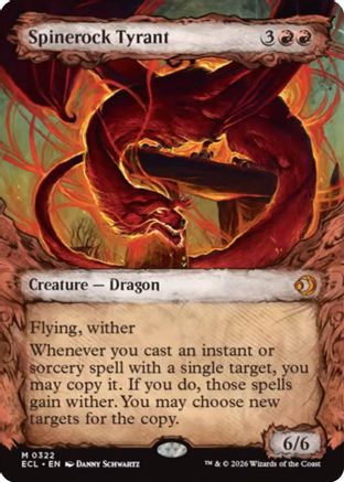 Spinerock Tyrant (0322) (Showcase) (ECL-322) - Lorwyn Eclipsed - Magic The Gathering