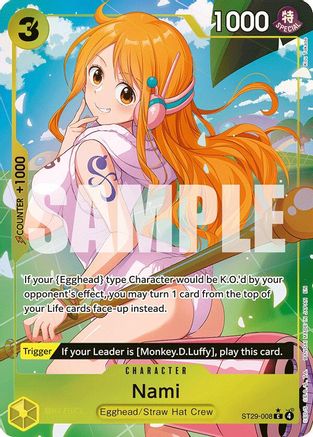 Nami (Full Art) (ST29-008) - Starter Deck 29: Egghead One Piece