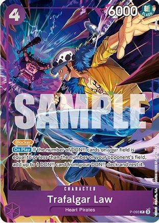 Trafalgar Law (Illustration Box Vol.6) (P-093) - One Piece Promotion Cards One Piece