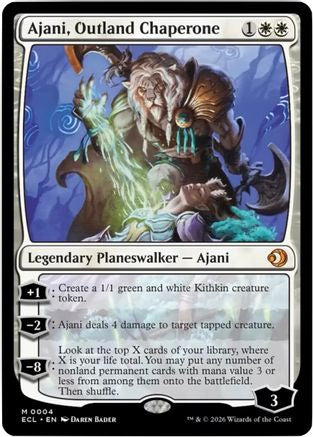 Ajani, Outland Chaperone (ECL-004) - Lorwyn Eclipsed - Magic The Gathering