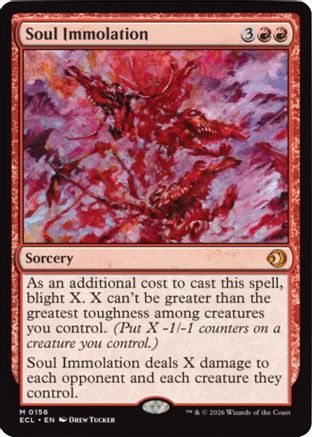 Soul Immolation (ECL-156) - Lorwyn Eclipsed - Magic The Gathering
