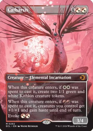 Catharsis (Borderless) (ECL-292) - Lorwyn Eclipsed - Magic The Gathering