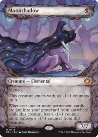 FOIL Moonshadow (0131) (Showcase) (ECL-313) - Lorwyn Eclipsed - Magic The Gathering