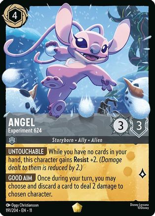 Angel - Experiment 624 (191/204) - Winterspell COLD FOIL