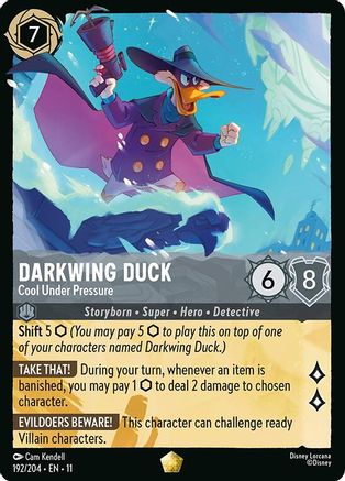Darkwing Duck - Cool Under Pressure (192/204) - Winterspell COLD FOIL