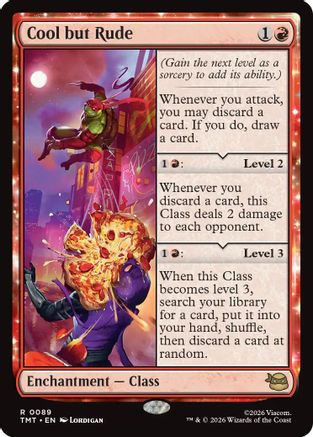 Cool but Rude (TMT-089) - Teenage Mutant Ninja Turtles - Magic The Gathering