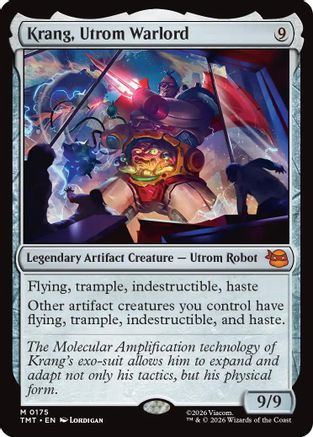 FOIL Krang, Utrom Warlord (TMT-175) - Teenage Mutant Ninja Turtles - Magic The Gathering