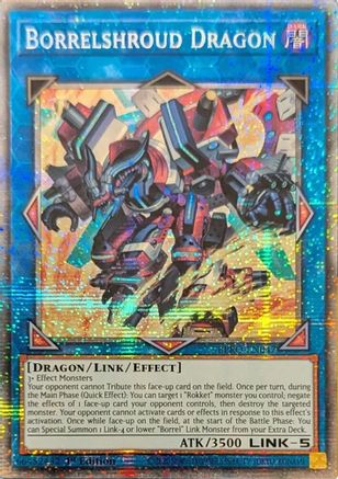 STARLIGHT RARE Borrelshroud Dragon (Starlight Rare) (BPRO-EN047) - Burst Protocol 1st Edition