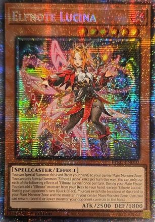 STARLIGHT RARE Elfnote Lucina (Starlight Rare) (BPRO-EN010) - Burst Protocol 1st Edition