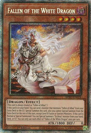 STARLIGHT RARE Fallen of the White Dragon (Starlight Rare) (BPRO-EN024) - Burst Protocol 1st Edition