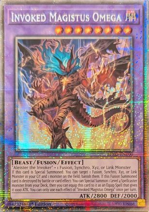 STARLIGHT RARE Invoked Magistus Omega (Starlight Rare) (BPRO-EN100) - Burst Protocol 1st Edition