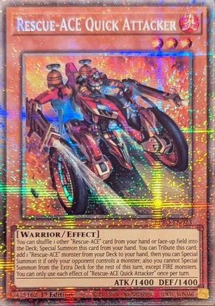 STARLIGHT RARE Rescue-ACE Quick Attacker (Starlight Rare) (BPRO-EN023) - Burst Protocol 1st Edition