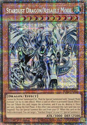 STARLIGHT RARE Stardust Dragon/Assault Mode (Starlight Rare) (BPRO-EN101) - Burst Protocol 1st Edition