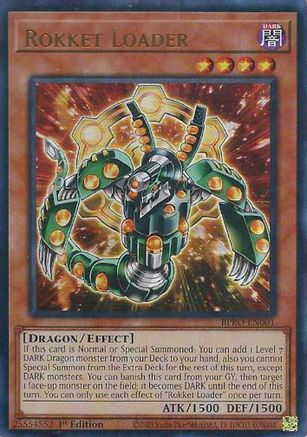 ULTRA RARE Rokket Loader (BPRO-EN001) - Burst Protocol 1st Edition