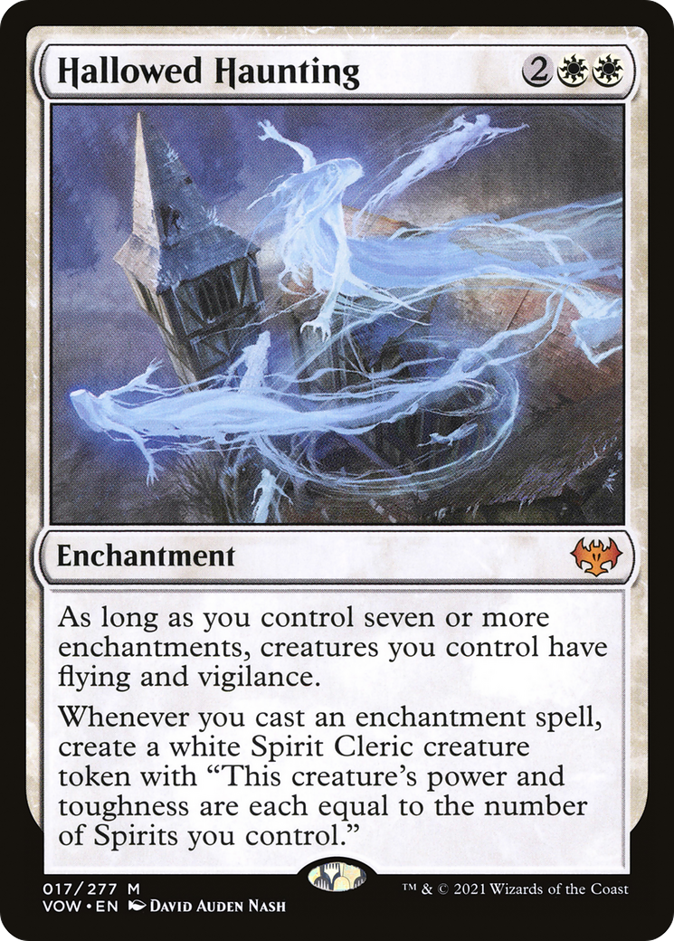 FOIL Hallowed Haunting (VOW-017) - Innistrad: Crimson Vow - Magic The Gathering