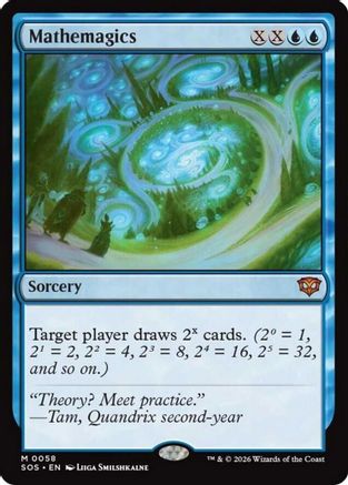 Mathemagics (SOS-058) - Secrets of Strixhaven - Magic The Gathering