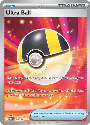 Ultra Ball - 264/217 264 - ME Ascended Heroes Holofoil