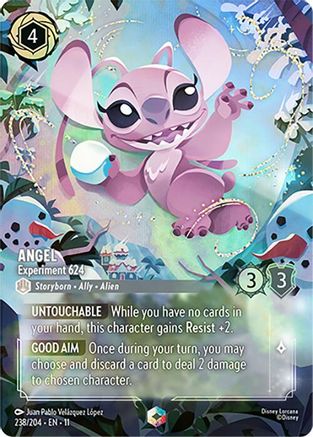 Angel - Experiment 624 (Enchanted) (238/204) - Winterspell HOLOFOIL