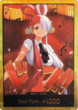FOIL DON!! Card (Uta) (Gold) - Extra Booster: One Piece Heroines Edition One Piece