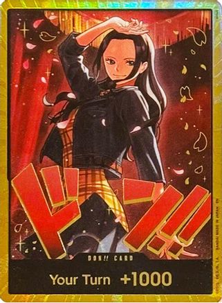 FOIL DON!! Card (Nico Robin) (Gold) - Extra Booster: One Piece Heroines Edition One Piece
